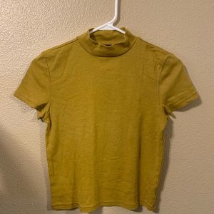 AE Mock Neck Cropped T-Shirt